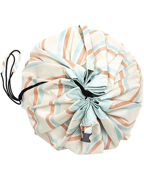 Play&Go Portable 2 in 1 Storage Bag & Outdoor Playmat - Stripes Storage Bag and Playmat